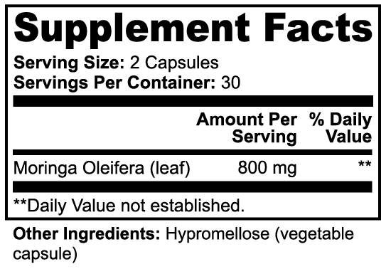 Moringa Daily Glow – Support for Nutrients, Vitality & Radiance